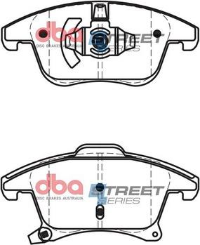 DBA Australia DB2405SS - Kit de plaquettes de frein, frein à disque cwaw.fr