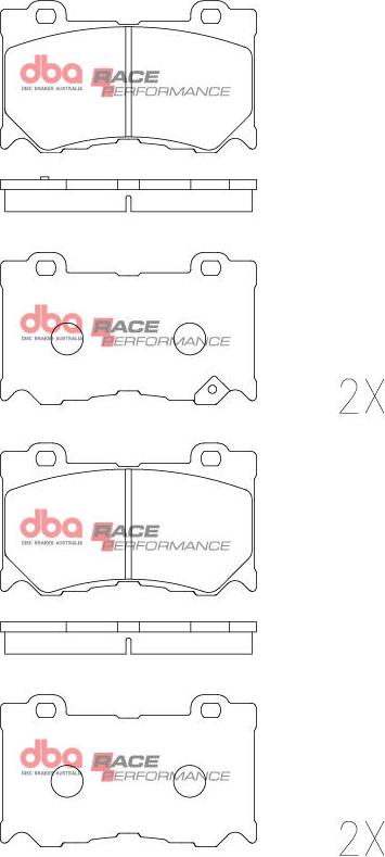 DBA Australia DB2400RP - Kit de plaquettes de frein, frein à disque cwaw.fr