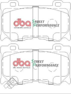 DBA Australia DB2400SP - Kit de plaquettes de freins de haute performance cwaw.fr