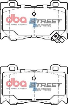 DBA Australia DB2400SS - Kit de plaquettes de frein, frein à disque cwaw.fr