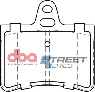 DBA Australia DB2017SS - Kit de plaquettes de frein, frein à disque cwaw.fr