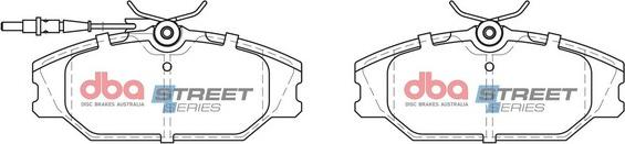 DBA Australia DB2029SS - Kit de plaquettes de frein, frein à disque cwaw.fr