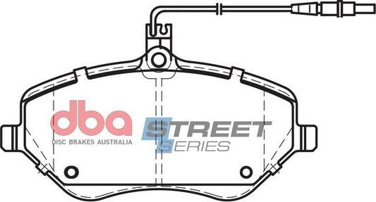 DBA Australia DB2024SS - Kit de plaquettes de frein, frein à disque cwaw.fr