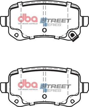 DBA Australia DB2152SS - Kit de plaquettes de frein, frein à disque cwaw.fr