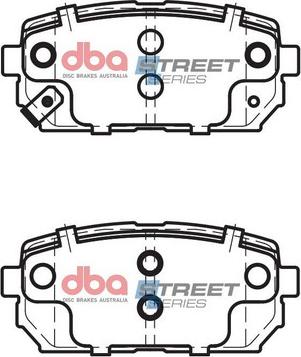 DBA Australia DB2175SS - Kit de plaquettes de frein, frein à disque cwaw.fr