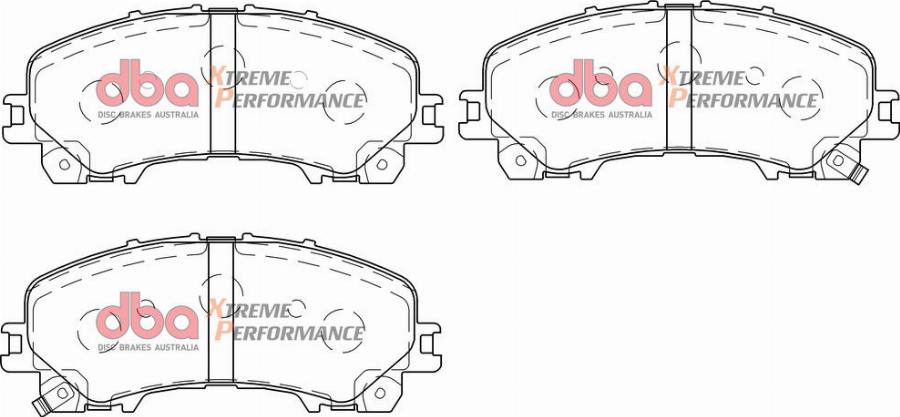 DBA Australia DB2341XP - Kit de plaquettes de frein, frein à disque cwaw.fr