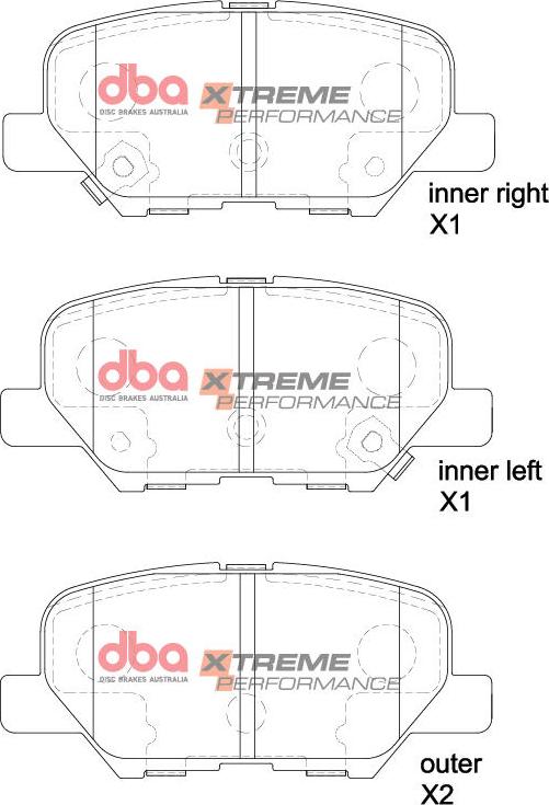 DBA Australia DB2294XP - Kit de plaquettes de frein, frein à disque cwaw.fr