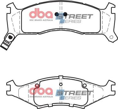 DBA Australia DB2248SS - Kit de plaquettes de frein, frein à disque cwaw.fr