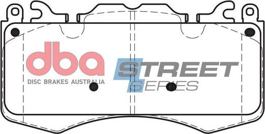 DBA Australia DB2204SS - Kit de plaquettes de frein, frein à disque cwaw.fr