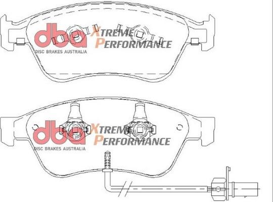 DBA Australia DB2202XP - Kit de plaquettes de freins de haute performance cwaw.fr