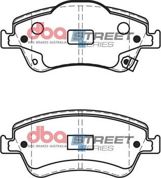 DBA Australia DB2230SS - Kit de plaquettes de frein, frein à disque cwaw.fr