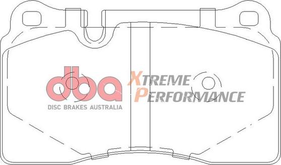 DBA Australia DB2228XP - Kit de plaquettes de freins de haute performance cwaw.fr