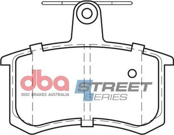 DBA Australia DB222SS - Kit de plaquettes de frein, frein à disque cwaw.fr