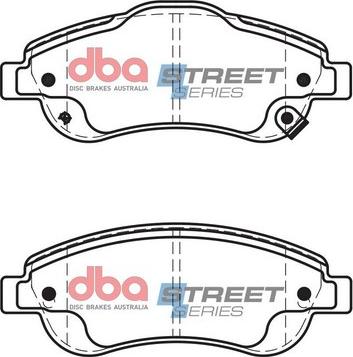 DBA Australia DB2271SS - Kit de plaquettes de frein, frein à disque cwaw.fr