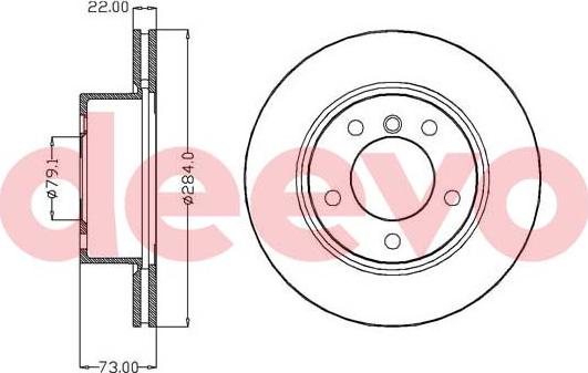 DEEVO BD16820 - Disque de frein cwaw.fr