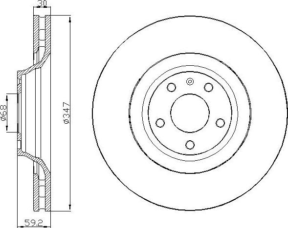 DEEVO BD37080 - Disque de frein cwaw.fr