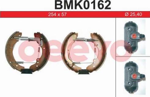 DEEVO BMK0162 - Jeu de mâchoires de frein cwaw.fr