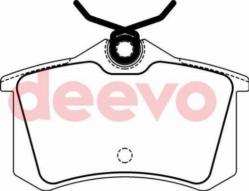 DEEVO BP73220 - Kit de plaquettes de frein, frein à disque cwaw.fr