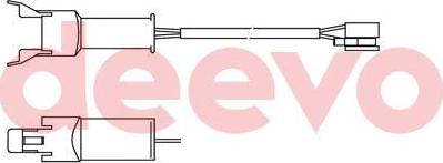 DEEVO BW10360 - Contact d'avertissement, usure des plaquettes de frein cwaw.fr