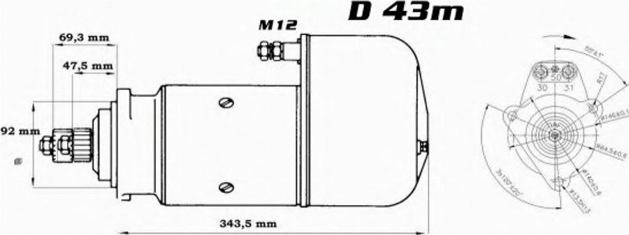 Delco Remy 190 24178 - Démarreur cwaw.fr