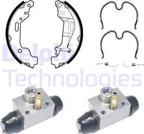 Delphi KP1075 - Jeu de mâchoires de frein cwaw.fr
