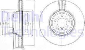 Delphi BG9915 - Disque de frein cwaw.fr