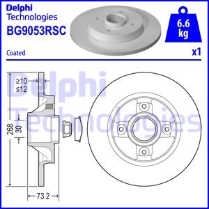 Delphi BG9053RSC-18B1 - Disque de frein cwaw.fr