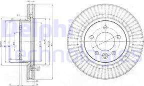 Delphi BG9006 - Disque de frein cwaw.fr