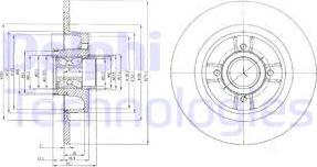 Delphi BG9029RS - Disque de frein cwaw.fr