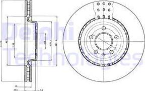 Delphi BG9110 - Disque de frein cwaw.fr