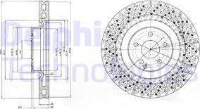 Delphi BG9878 - Disque de frein cwaw.fr