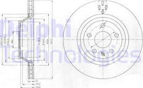 Delphi BG4090 - Disque de frein cwaw.fr