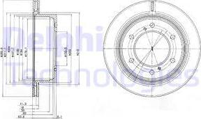 Delphi BG4042 - Disque de frein cwaw.fr