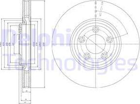 Delphi BG4065 - Disque de frein cwaw.fr