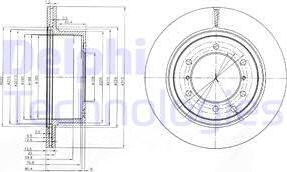 Delphi BG4014 - Disque de frein cwaw.fr