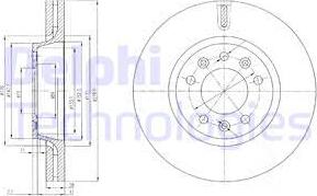 Delphi BG4084 - Disque de frein cwaw.fr