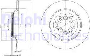 Delphi BG4088 - Disque de frein cwaw.fr