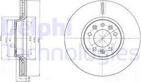 Delphi BG4083 - Disque de frein cwaw.fr