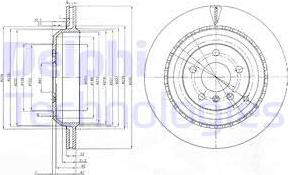 Delphi BG4030 - Disque de frein cwaw.fr