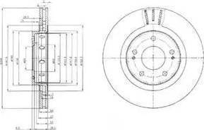 Ruville BFR540810 - Disque de frein cwaw.fr