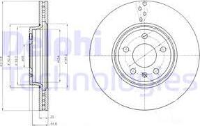 Delphi BG4079 - Disque de frein cwaw.fr