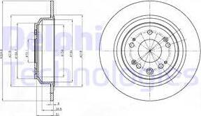 Delphi BG4196 - Disque de frein cwaw.fr