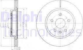 Delphi BG4190 - Disque de frein cwaw.fr