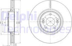 Delphi BG4167 - Disque de frein cwaw.fr