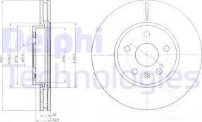 Delphi BG4189 - Disque de frein cwaw.fr