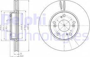 Delphi BG4186 - Disque de frein cwaw.fr