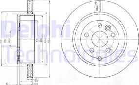 Delphi BG4125 - Disque de frein cwaw.fr