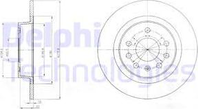 Delphi BG4300 - Disque de frein cwaw.fr