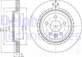 Delphi BG4240 - Disque de frein cwaw.fr