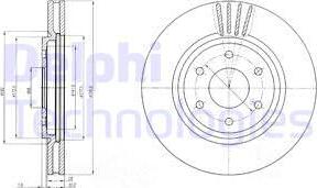 Delphi BG4205 - Disque de frein cwaw.fr